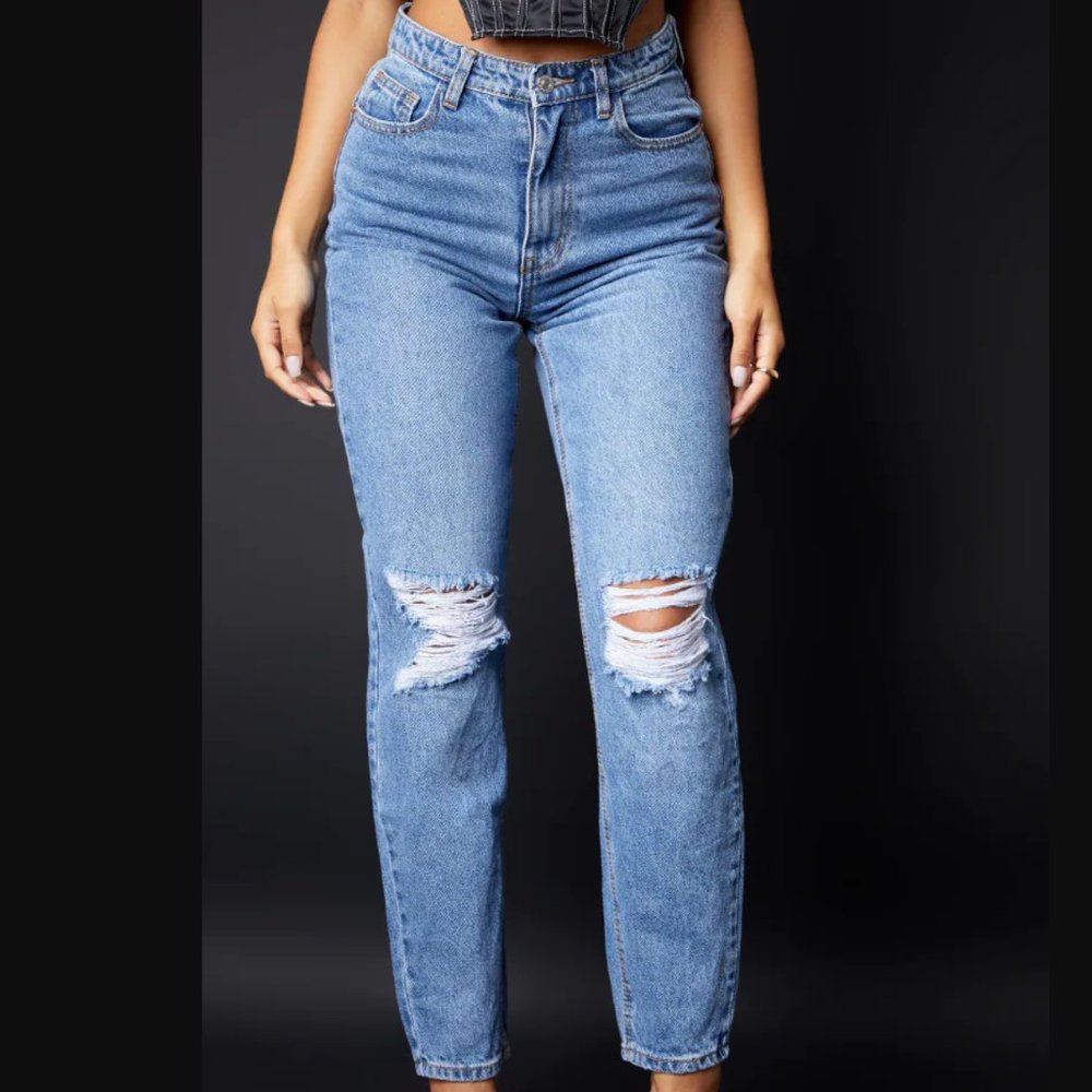 PrettyLittleThing High Waisted Jeans Set (2 pairs)